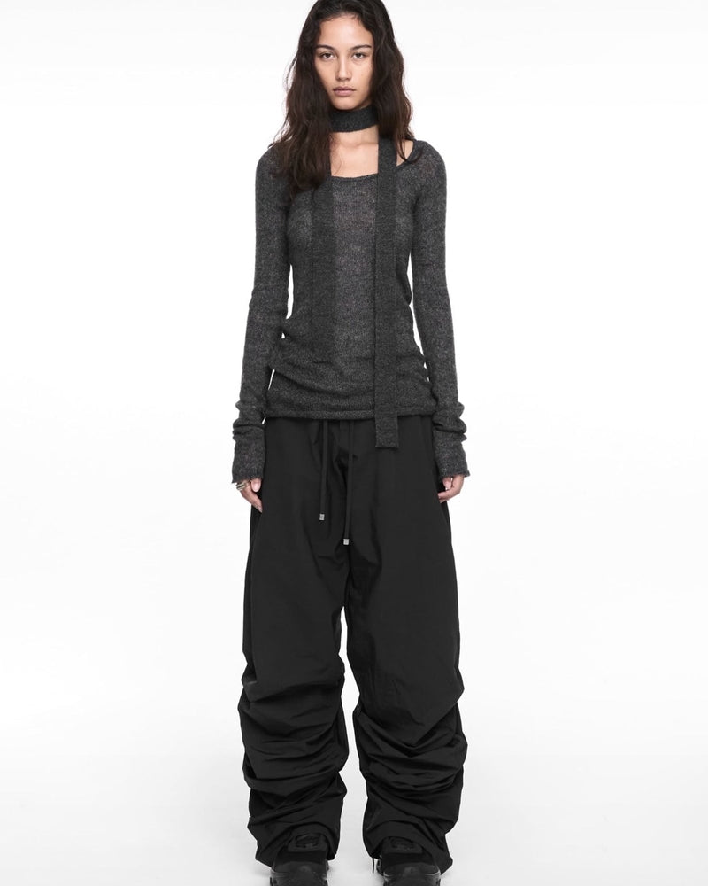 【NACHE】MIXED MUFFLER KNIT