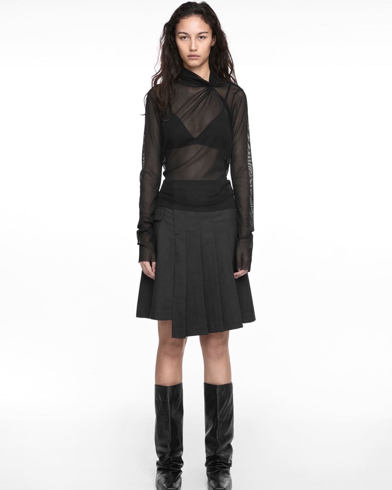 【NACHE】PULLED NECK LONG SLEEVE