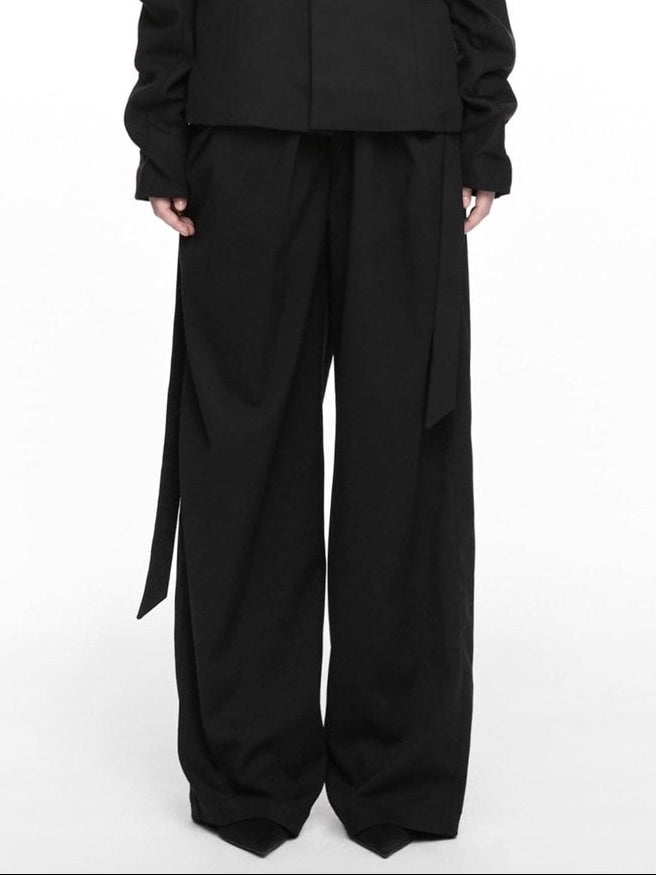 【NACHE】DRAPING WIDE PANTS