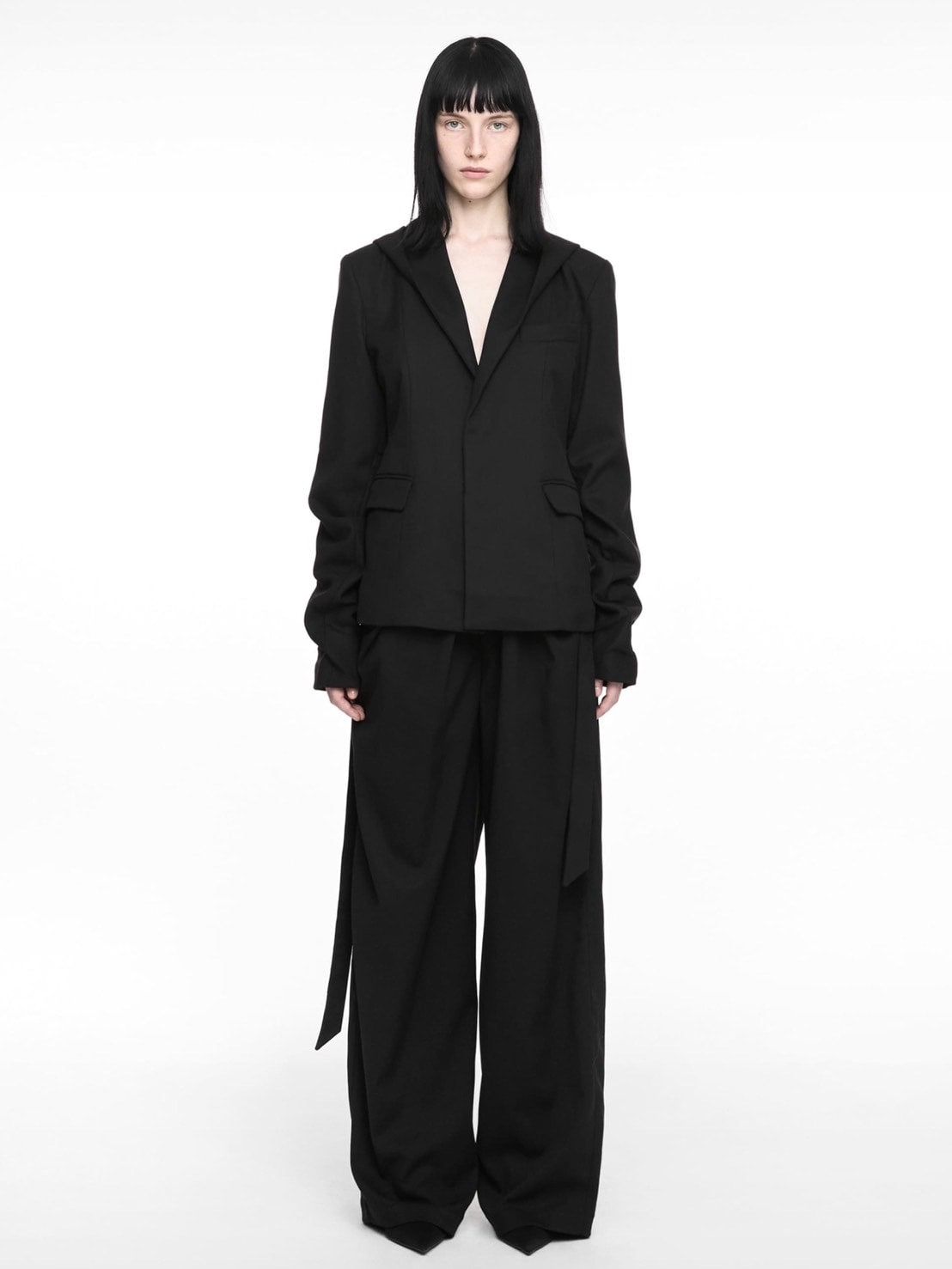 【NACHE】DRAPING WIDE PANTS