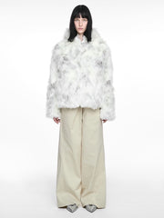 【NACHE】FOLDED WIDE PANTS (UNISEX)