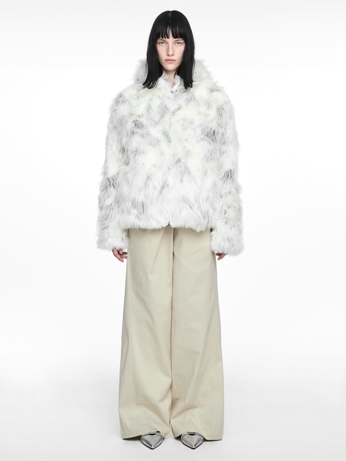 【NACHE】FOLDED WIDE PANTS (UNISEX)