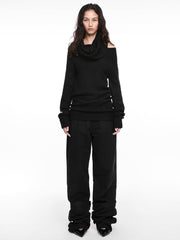 【NACHE】REVERSE COTTON PANTS