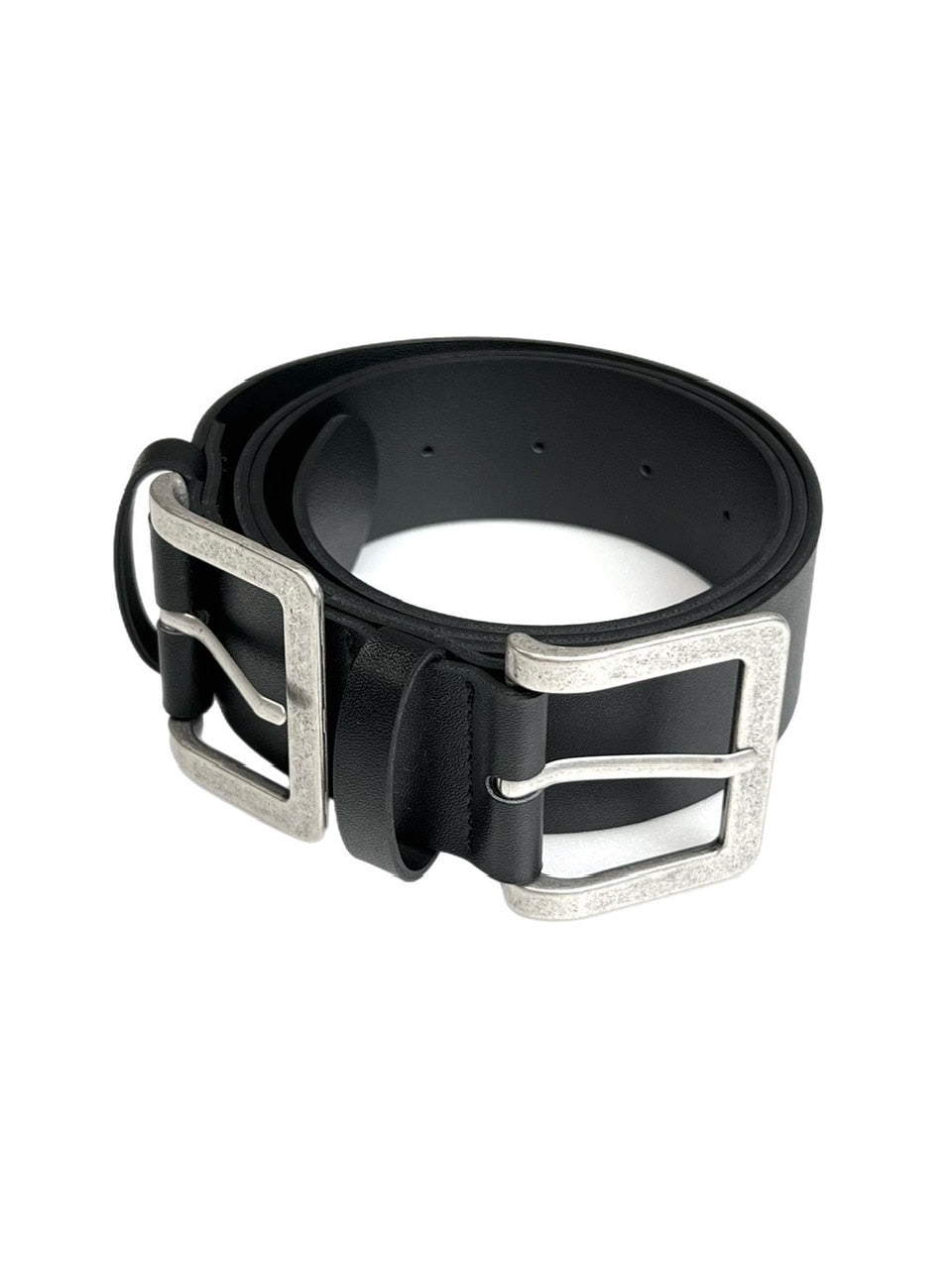 受注制【Chikashitsu +】double buckle belt / 【チカシツプラス】ダブルバックルベルト