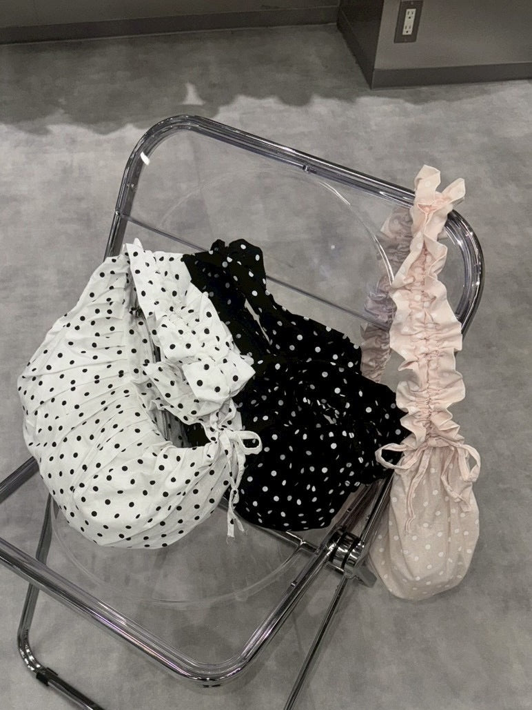 受注制【nmtc +】dot shoulder bag / 【エヌエムティーシープラス】ドットショルダーバッグ (3color)