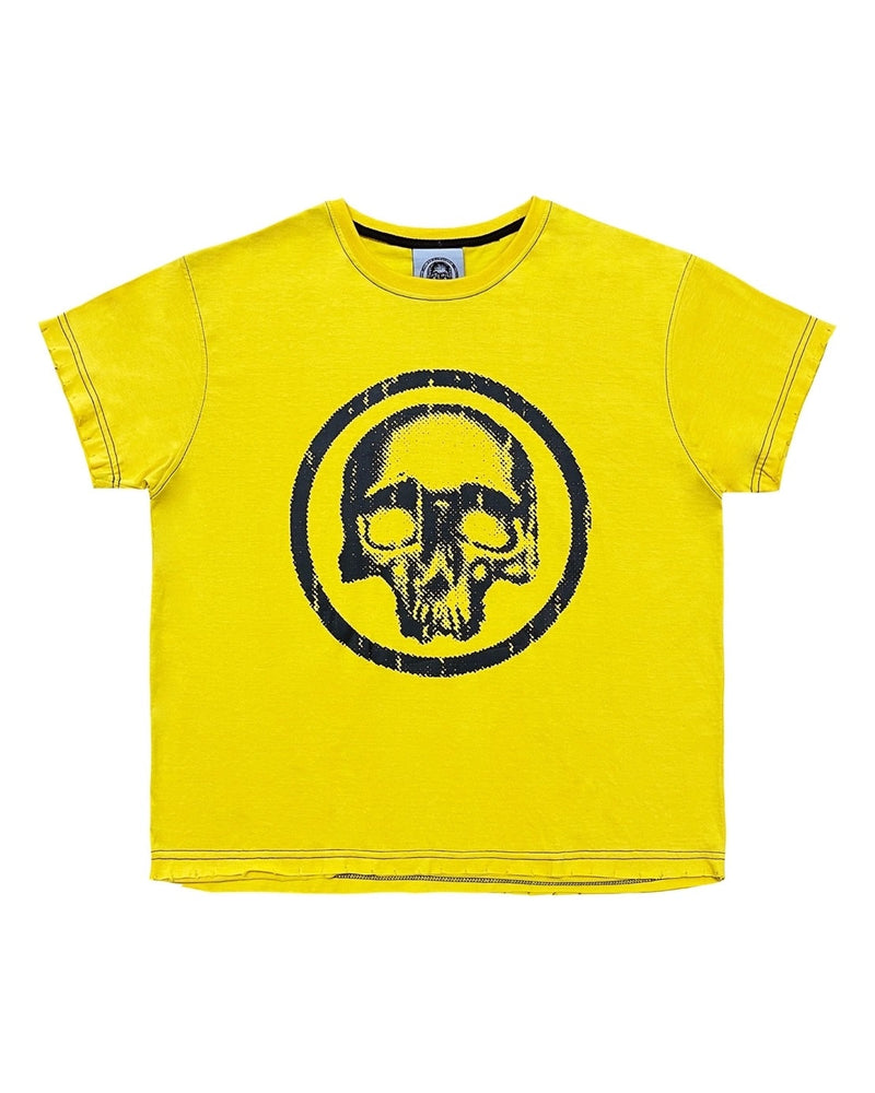 【haveyoudiedbefore?】Yellow Skull T-shirts / 【ハブユーダイドビフォー】スカルグラフィック半袖Tシャツ