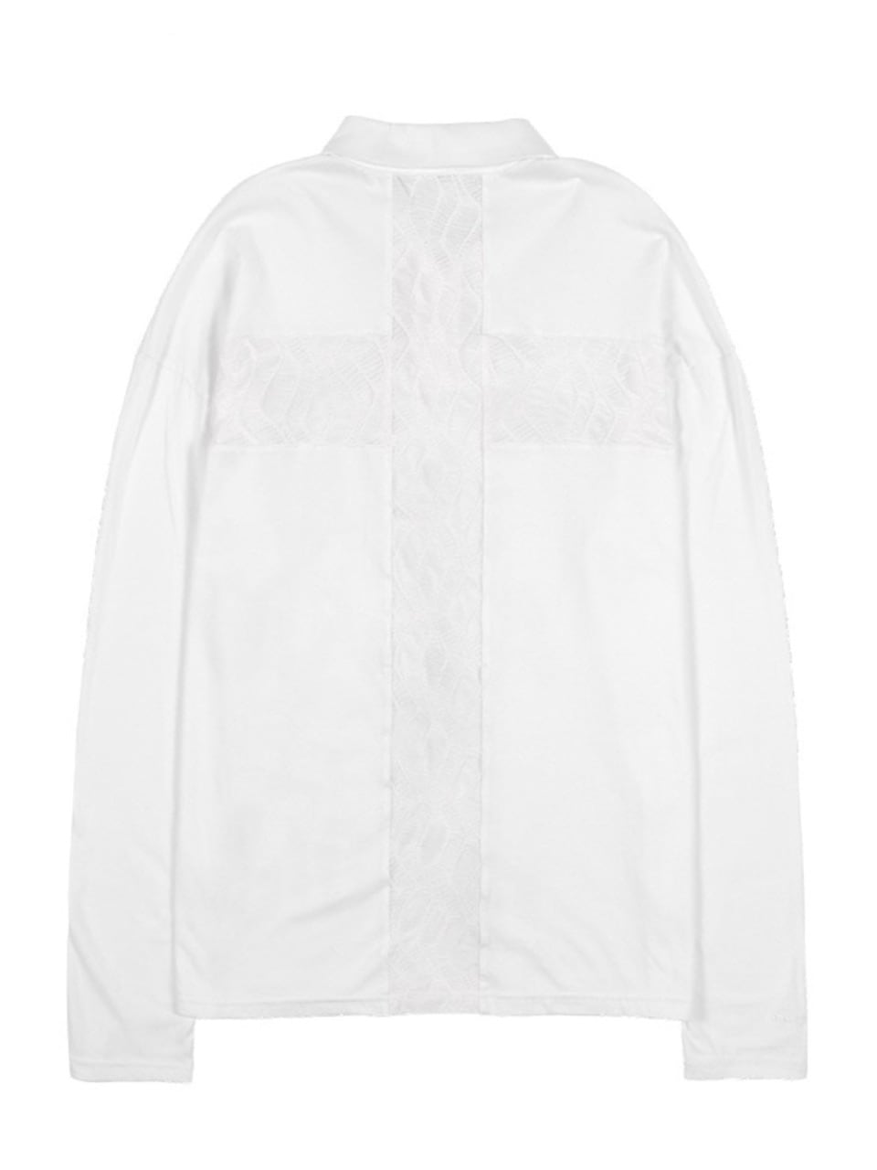 【FANCY CLUB】BACK CROSS OVER FIT COLLAR TEE / 【ファンシークラブ】バッククロスオーバーフィットカラー長袖Ｔシャツ