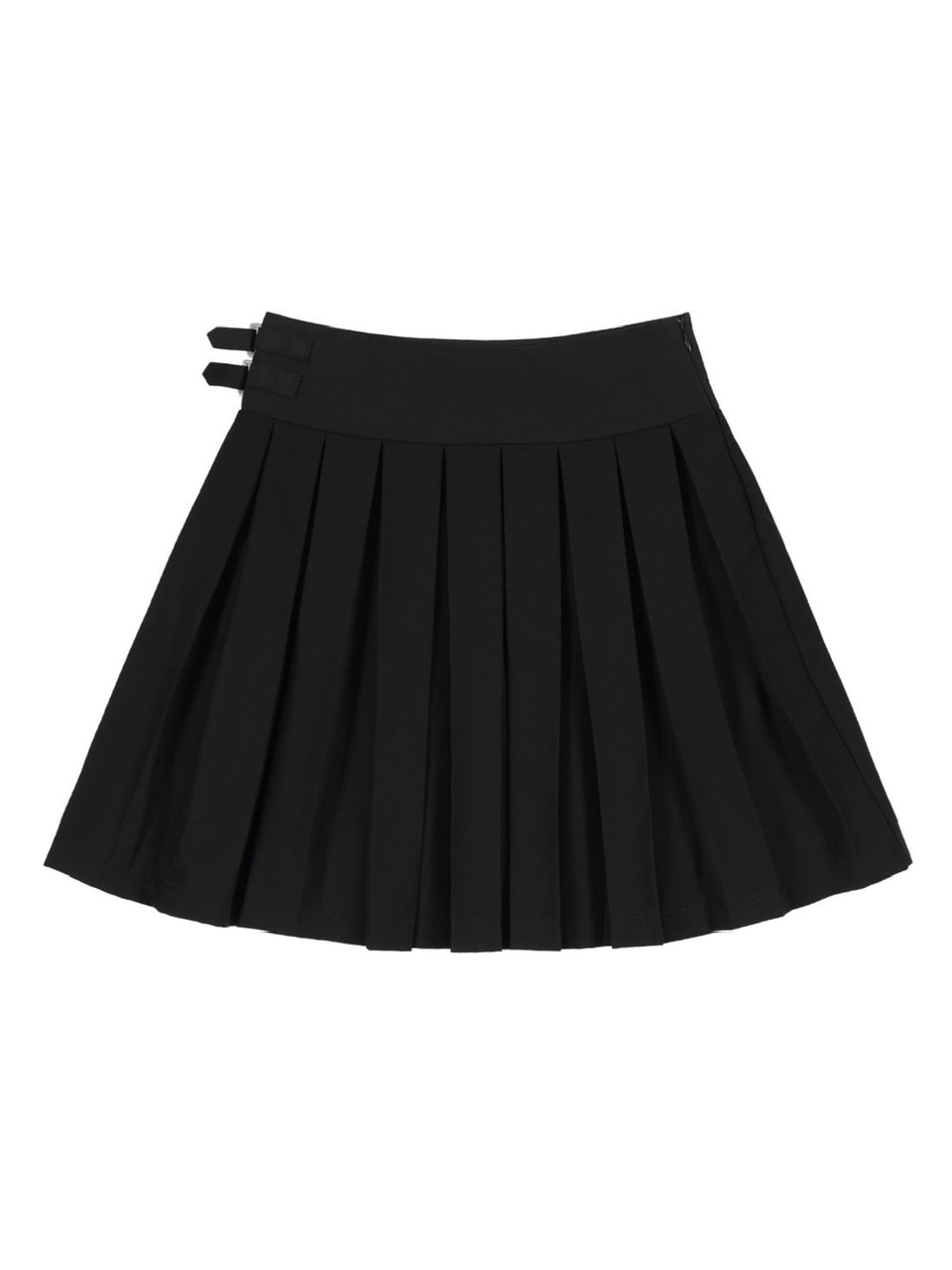 【FANCY CLUB】CLASSIC BUCKLE PLEATS MIDI SKIRT / 【ファンシークラブ】クラシックバックルプリーツミディスカート