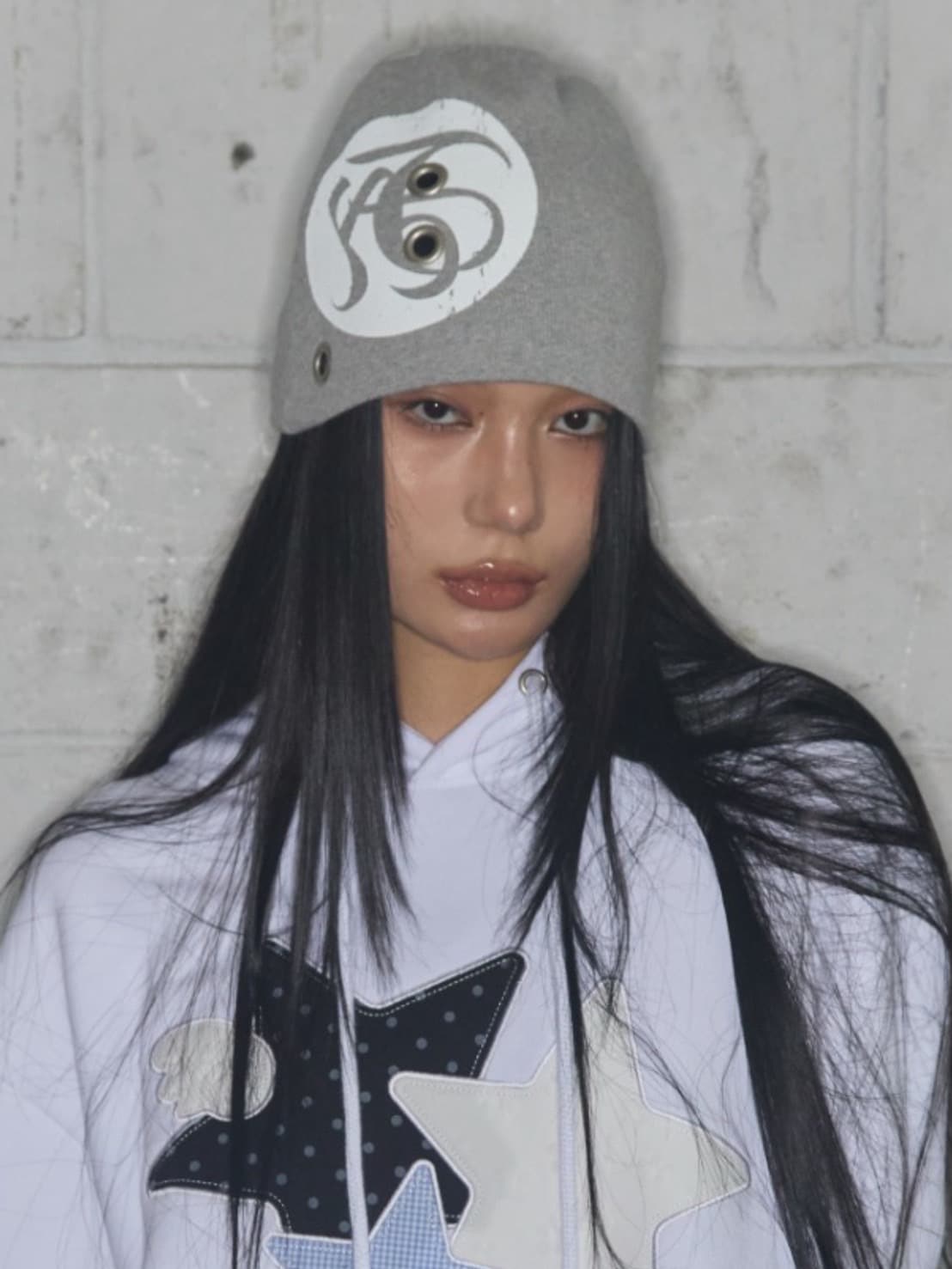 【FANCY CLUB】FY EYELET BEANIE / 【ファンシークラブ】ＦＹアイレットニット帽