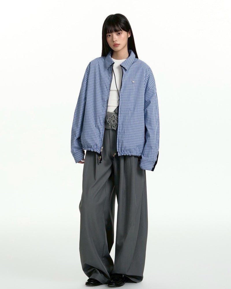 【TGNS】Pleated Drape Trousers / 【ツーガンズ】プリーツドレープシンプルスラックス