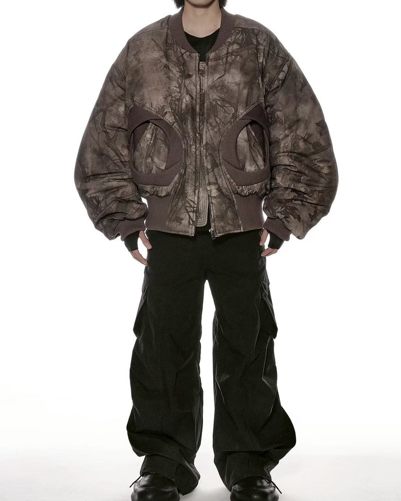 【d5ove】FORESTCAMO Cotton Jacket / 【ダヴ】リアルツリーデザインポケットブルゾン