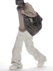 【d5ove】Basic Washed Long-sleeved Tee / 【ダヴ】スモークウォッシュド長袖Ｔシャツ