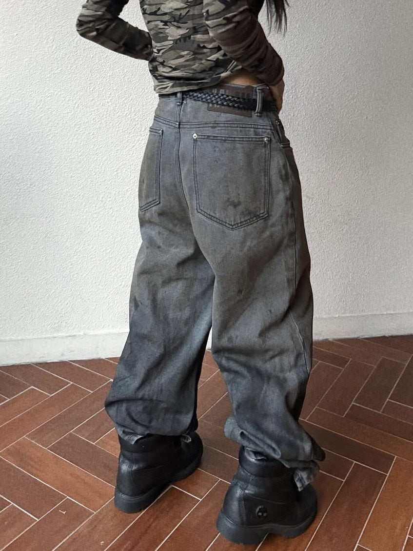 AAKAM】Dirty Gradation Denim Pants – PRESSING WEB SHOP