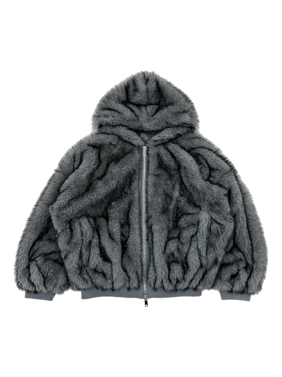 受注制【Chikashitsu +】oversized hooded fur blouson / 【チカシツプラス】オーバーサイズフーデッドファーブルゾン (4color)