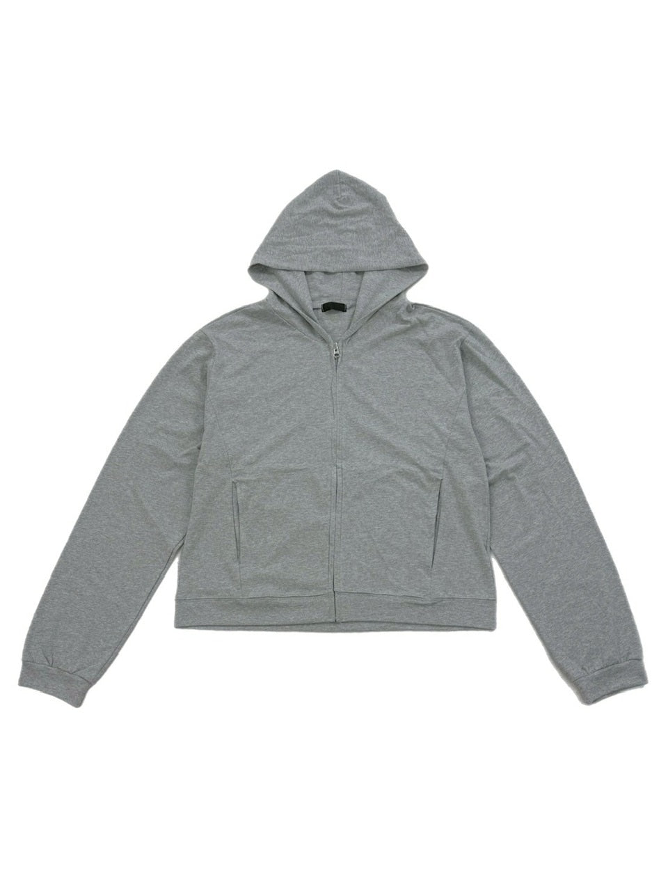 受注制【Chikashitsu +】light touch cropped hoodie / 【チカシツプラス】 ライトタッチクロップドパーカー (3color)