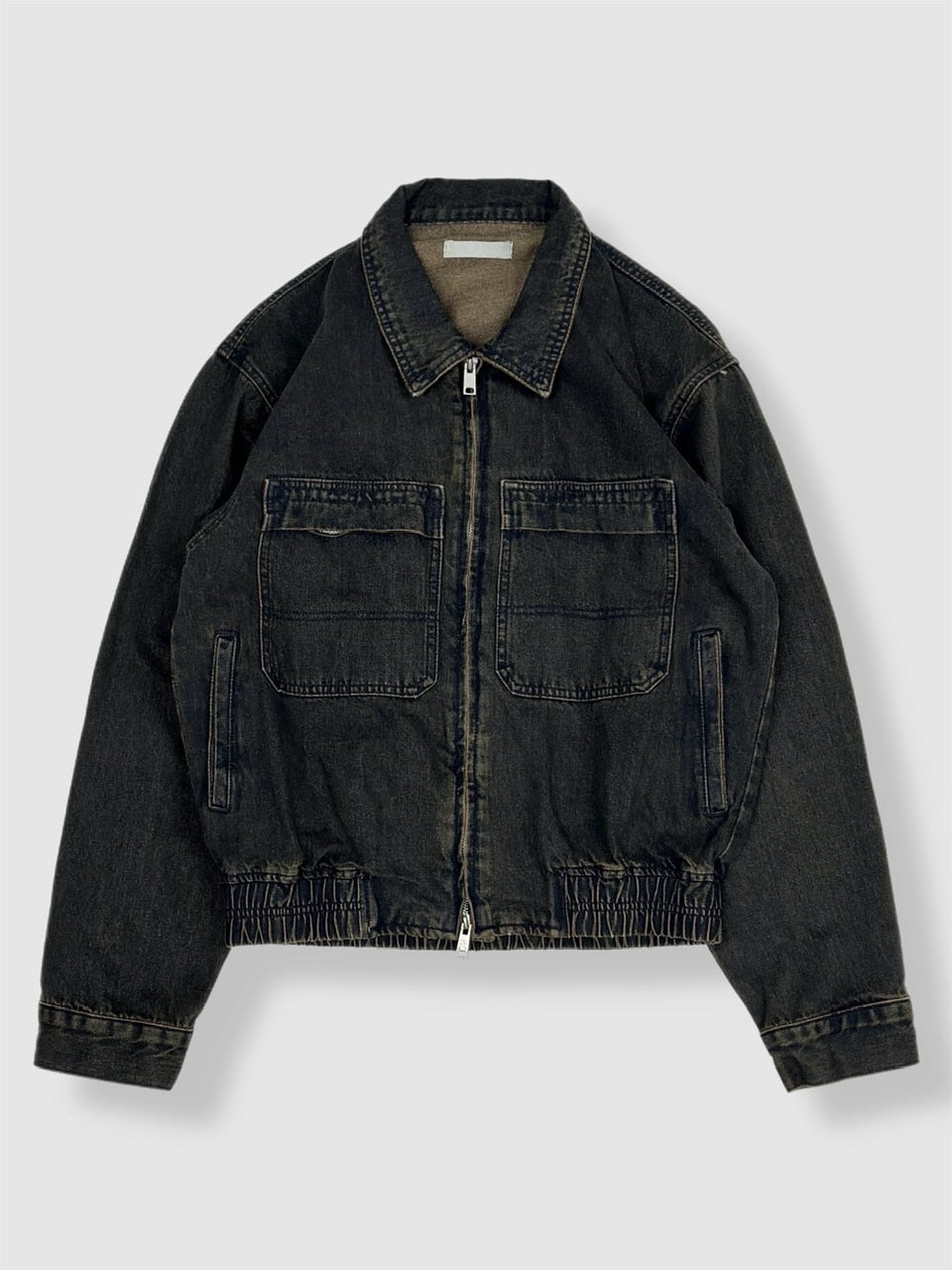 大阪店WEB限定受注制【Chikashitsu +】classic wash work denim jacket / 【チカシツプラス】クラシックウォッシュワークデニムジャケット