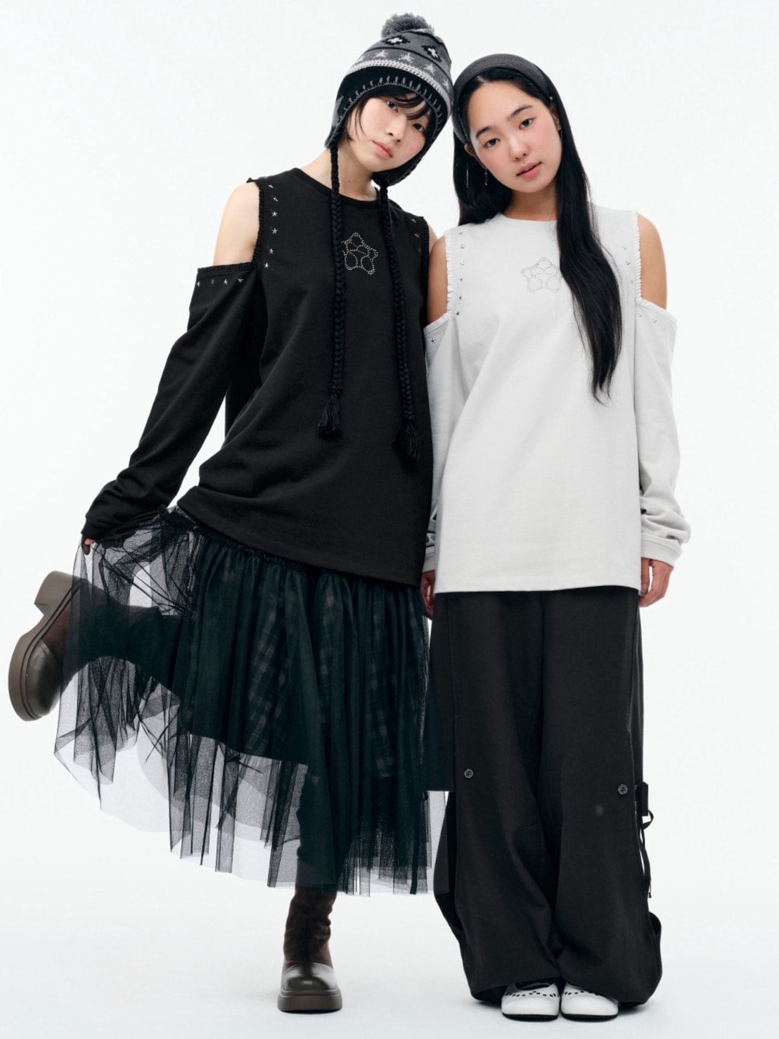 【TUOMIO】DOUBLE LAYERED SWEATPANTS / 【トゥオミオ】ダブルレイヤードスウェットパンツ