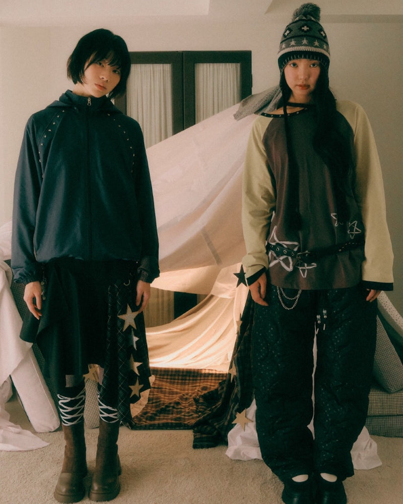 【TUOMIO】LAYERED ASYMMETRIC SKIRT / 【トゥオミオ】レイヤードアシンメトリースカート