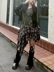 【Never mind the XU】layered one-piece / 【ネバーマインドザエックスユー】レイヤードワンピース