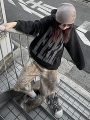 【Never mind the XU】leopard half pants / 【ネバーマインドザエックスユー】レオパードハーフパンツ (2color)