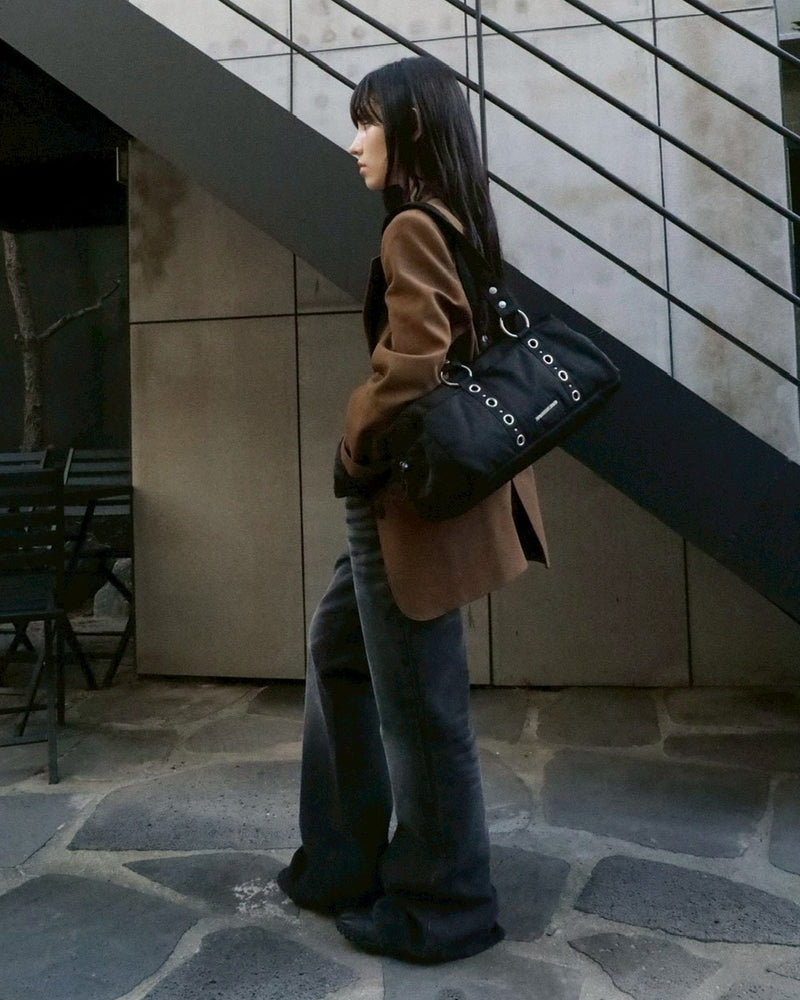 【IUGAMAKARAS】Nylon Eyelet Duffle Bag