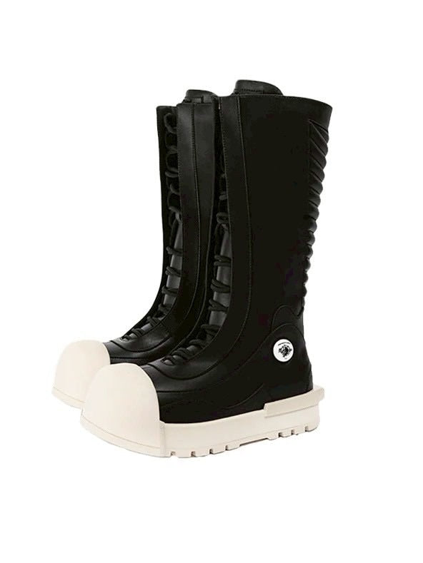 【F.V.V.O】R/F 1.0 IRONCLAD BEETLEPU BOOTS - HIGH TOP / 【フリーワールドオーダー(エフヴィーヴィーオー)】スニーカーライクロングブーツ