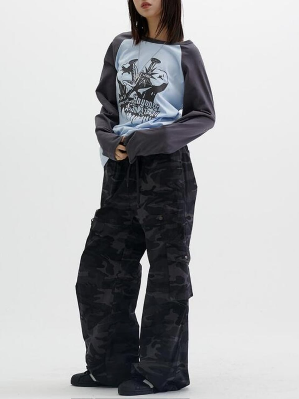 【runningHIGH】RIPSTOP BANDING CARGO PANTS -CAMO- / 【ランニングハイ】リップストップバンディングカーゴパンツ