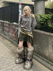 【Never mind the XU】one shoulder long sleeve / 【ネバーマインドザエックスユー】ワンショルダー長袖Tシャツ (2color)