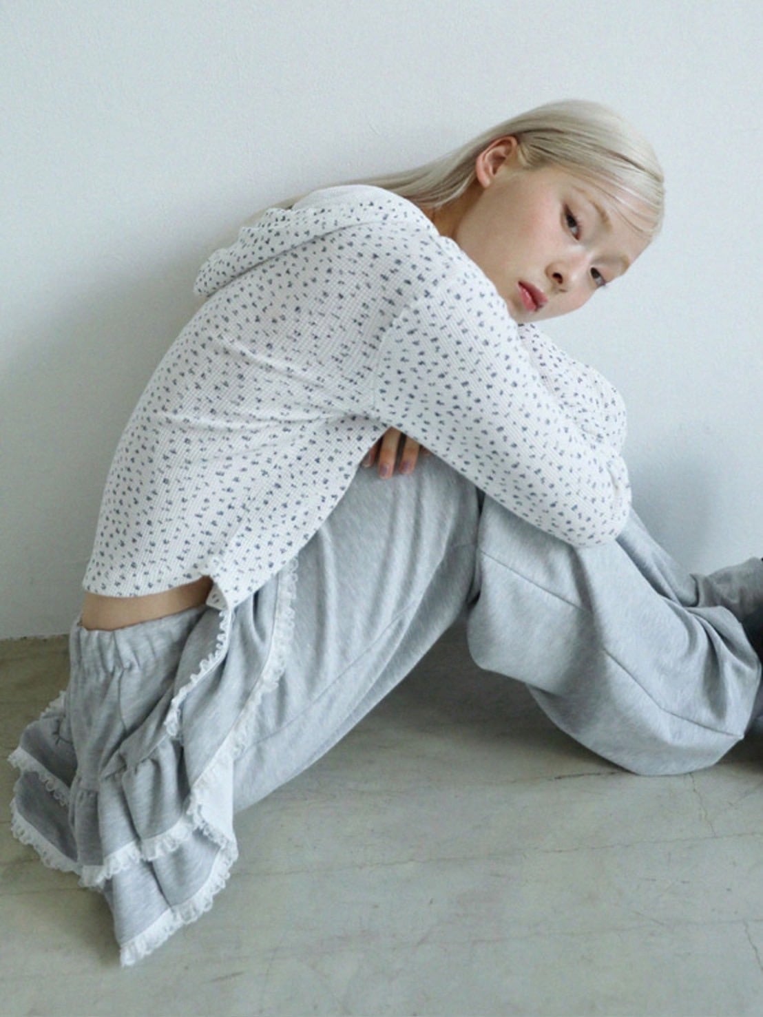 12/21 20:00 再販【Uglyshadow】LACE CANCAN PANTS