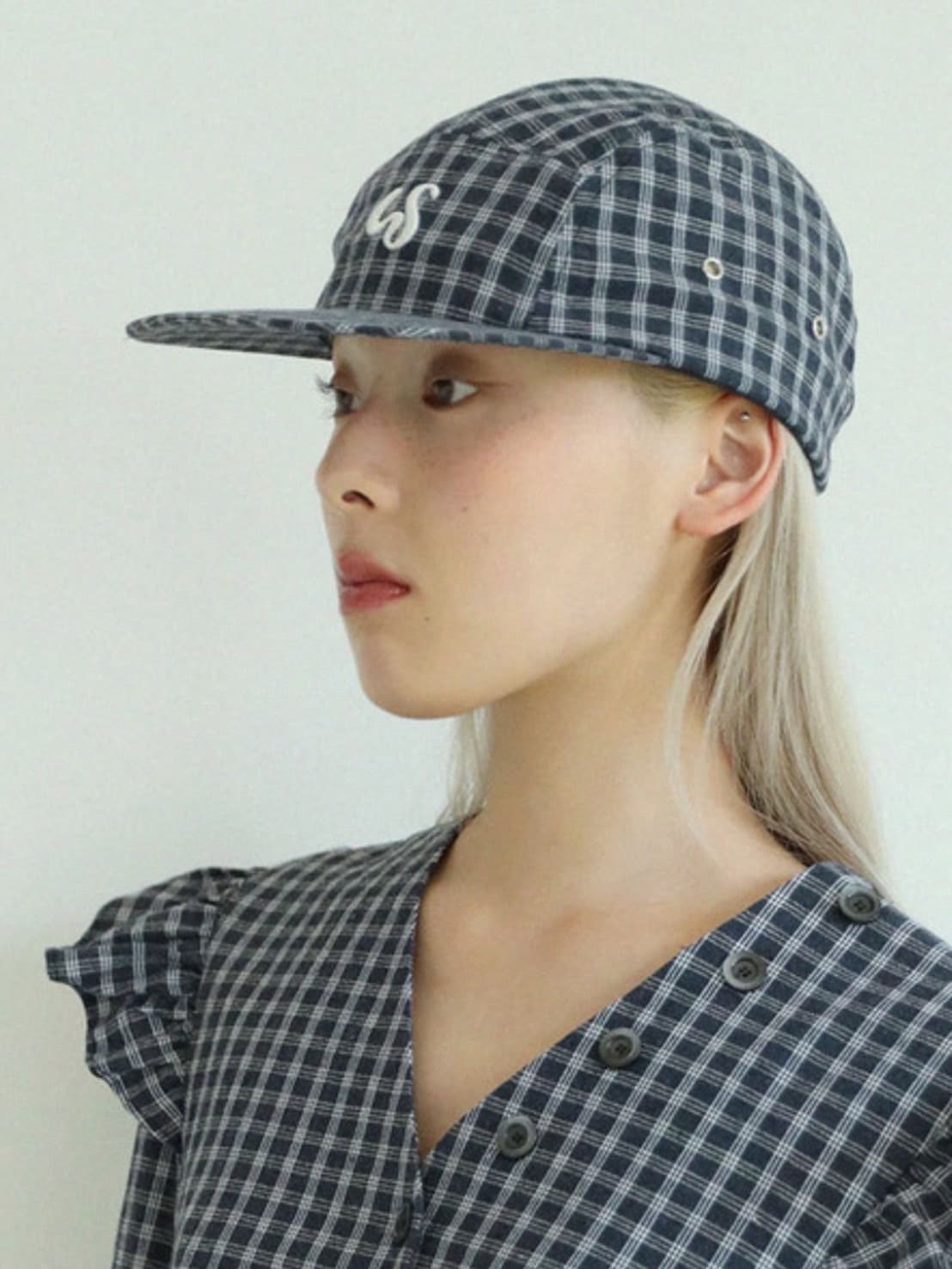 12/21 20:00 再販【Uglyshadow】CHECKERED CAMPCAP