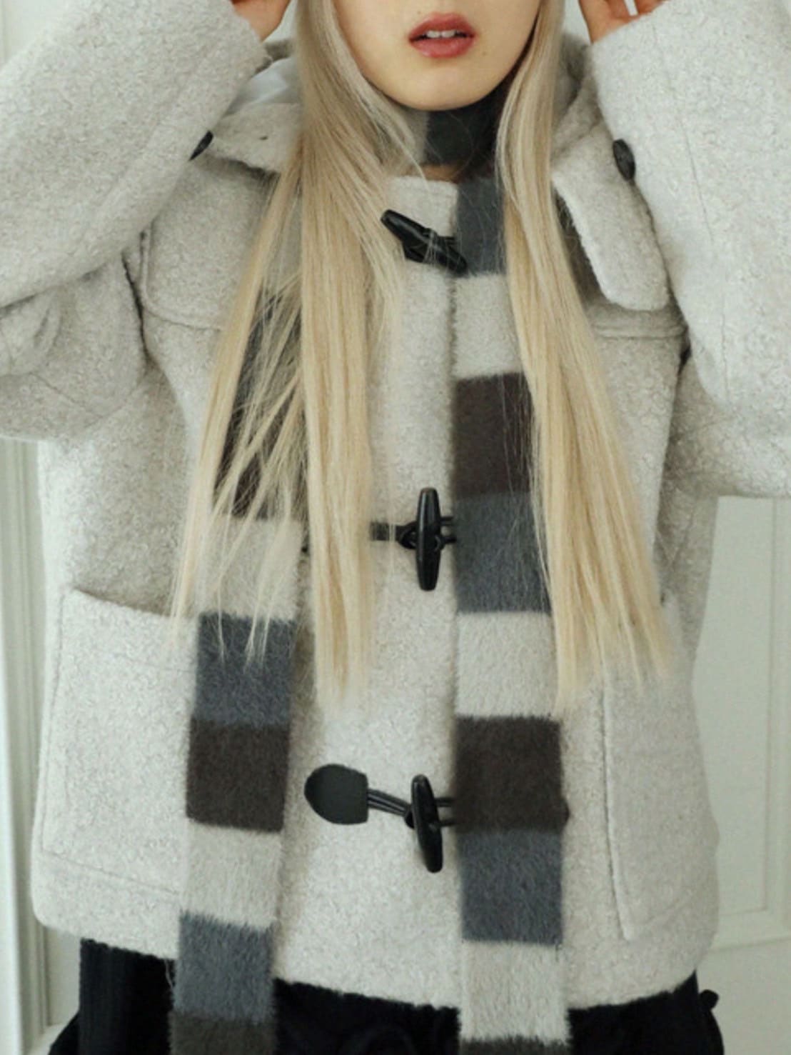12/21 20:00 再販【Uglyshadow】STRIPED MUFFLER