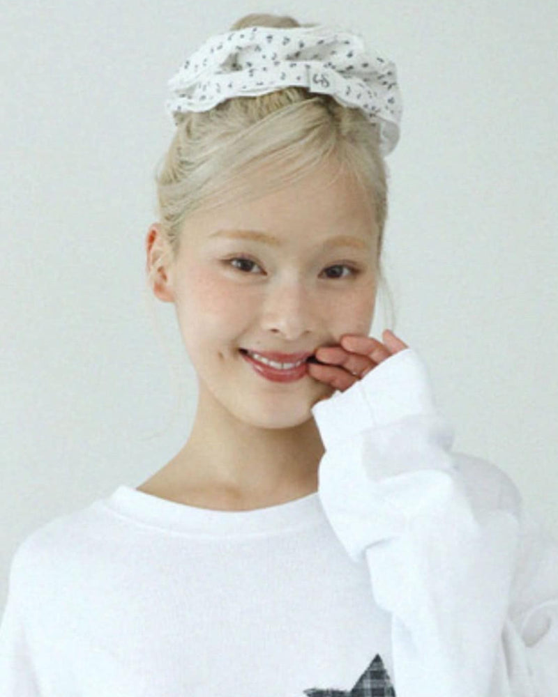 12/21 20:00 再販【Uglyshadow】FLOWER WAFFLE SCRUNCHIE