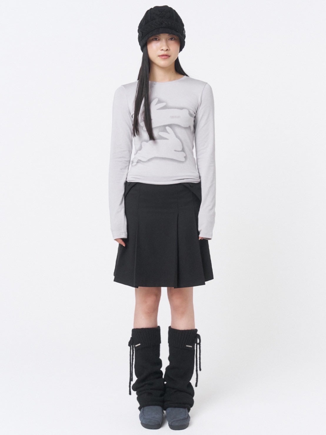 【Miseki seoul】Twin rabbit long sleeves