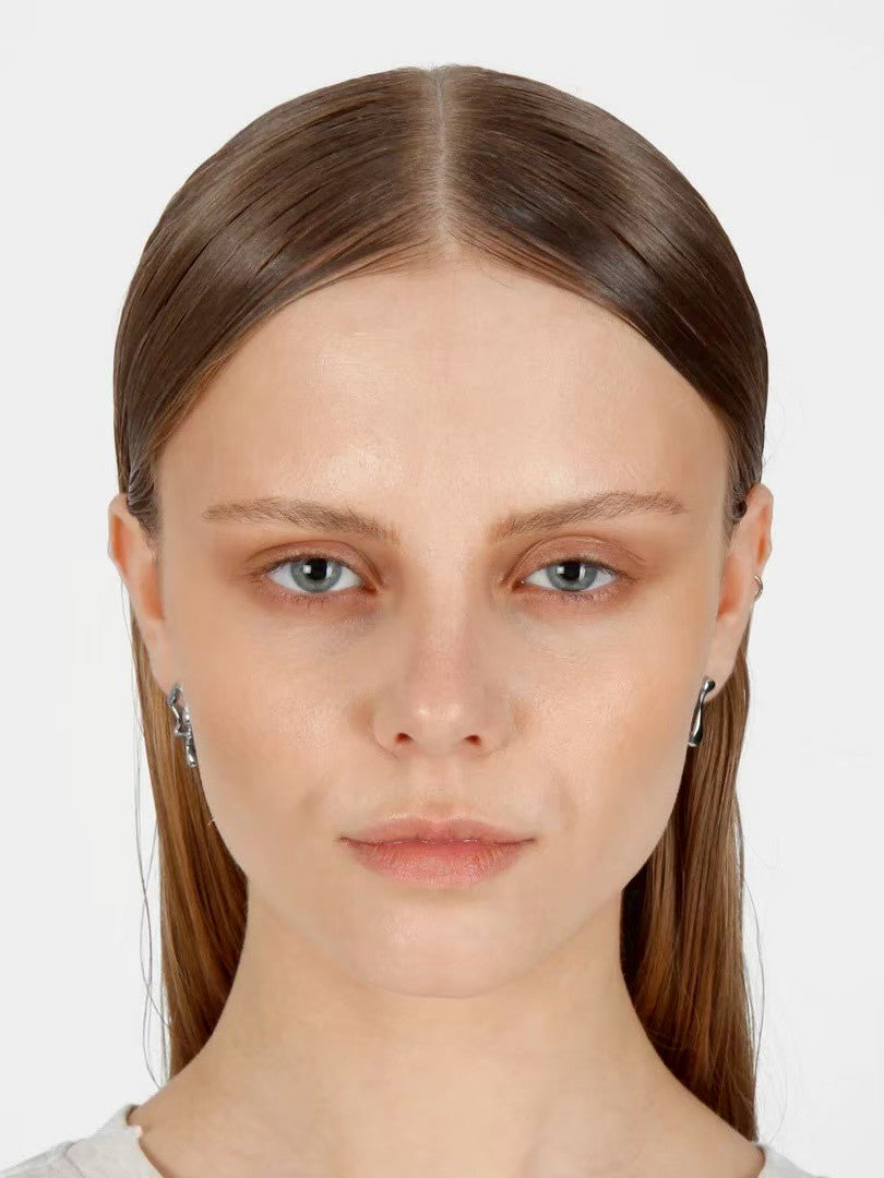 【BLIND MIND STUDIOS】Liquid Drop Earring / 【ブラインド マインド スタジオズ】リクイドドロップシルバーイヤリング