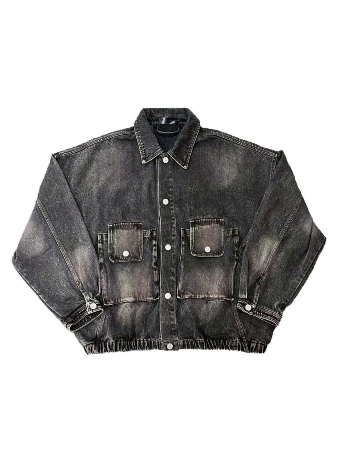 販売まだ【DIG YOUR OWN GRAVE】Washed Denim Jacket