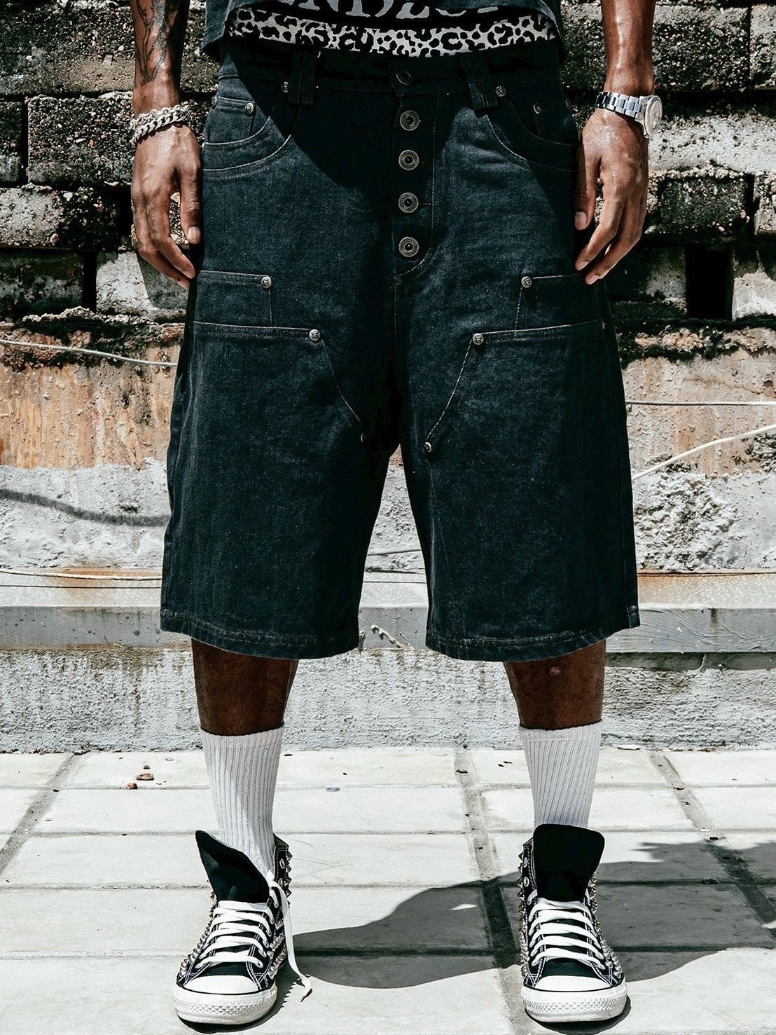 【Thought We Friends】Rexel Double Knee Work Jorts
