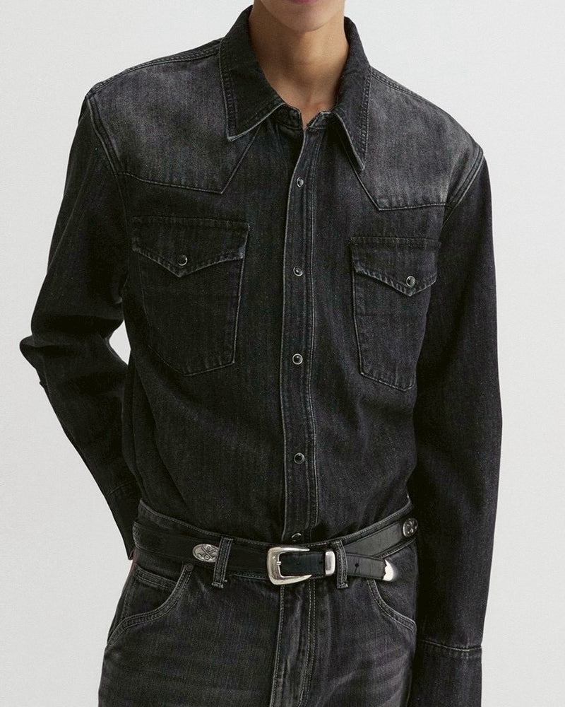 【DNSR】Western Denim Shirt