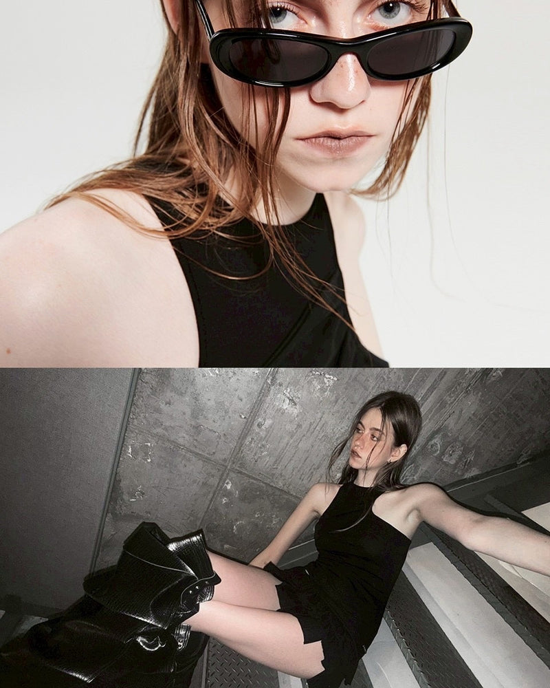【HOLY NUMBER 7】Sidehole ruffle short sleeveless