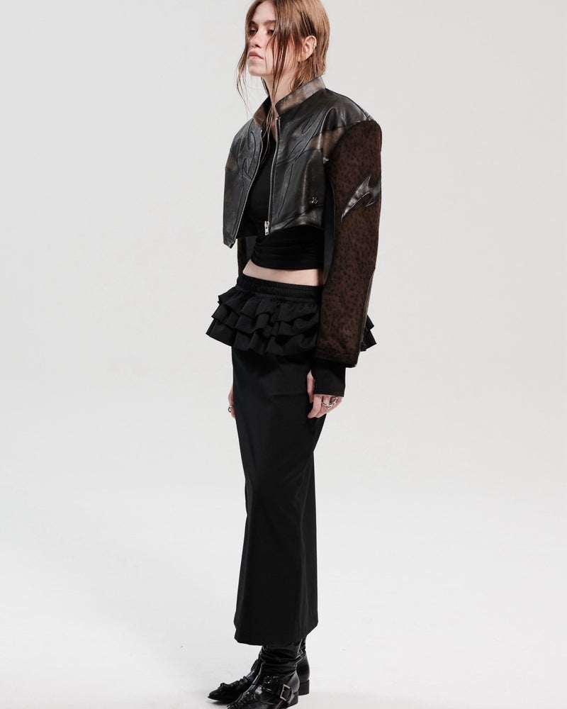 【HOLY NUMBER 7】leopard-colored outerwear