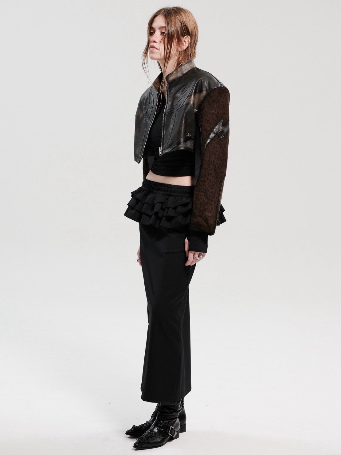 【HOLY NUMBER 7】leopard-colored outerwear