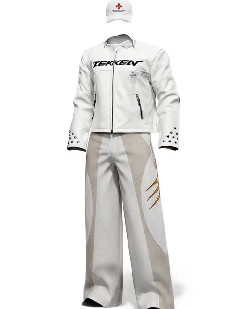 【SURGERY×TEKKEN】METAL LOGO EMBROIDERED PANTS