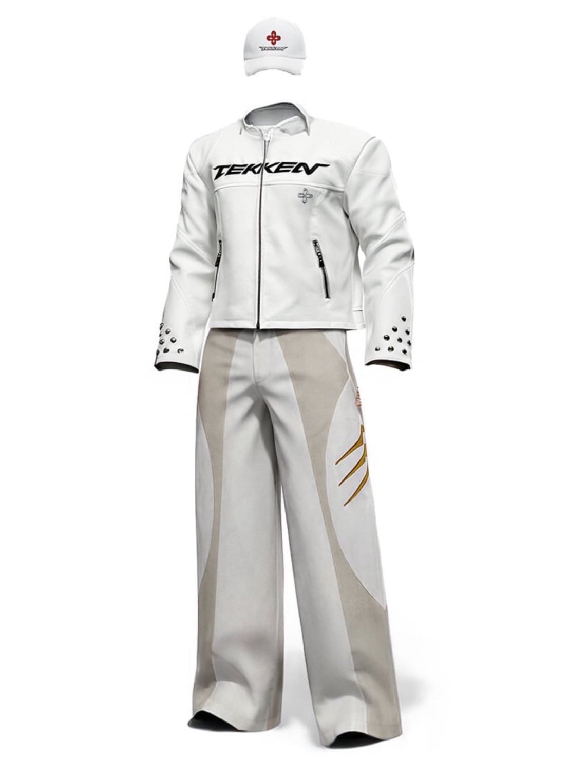 【SURGERY×TEKKEN】METAL LOGO EMBROIDERED PANTS