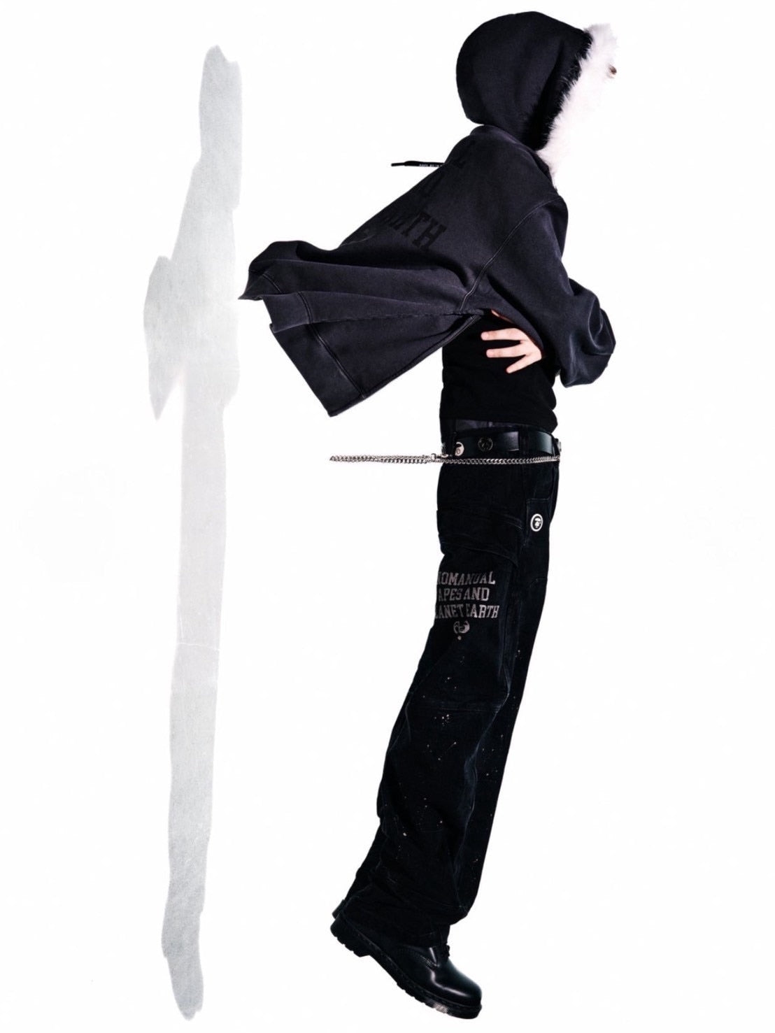 【AAPE X NOMANUAL】AAPE X NOMANUAL HOODIE ZIP-UP 1