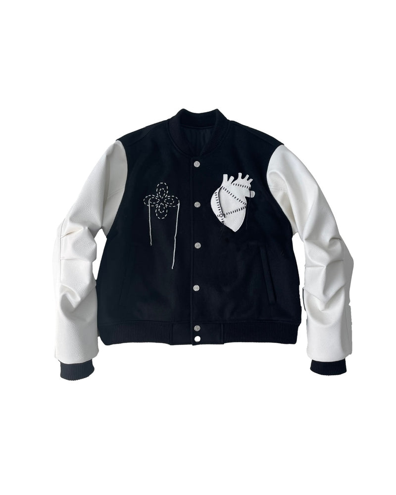 【SURGERY】surgery sutured destroyed varsity jacket / 【サージェリー】 サージェリースーチャード デストロイド バーシティ ジャケット