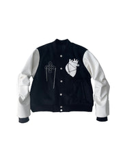 【SURGERY】surgery sutured destroyed varsity jacket / 【サージェリー】 サージェリースーチャード デストロイド バーシティ ジャケット