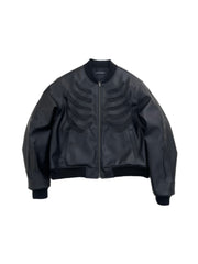 【SURGERY】surgery bone cutting varsity jacket / 【サージェリー】サージェリーボーンカッティングバーシティジャケット