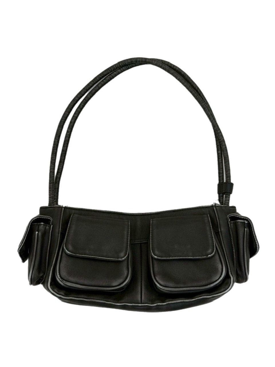 受注制【Chikashitsu +】vintage wash non-leather hand bag / 【チカシツプラス】ヴィンテージウォッシュノンレザーハンドバッグ