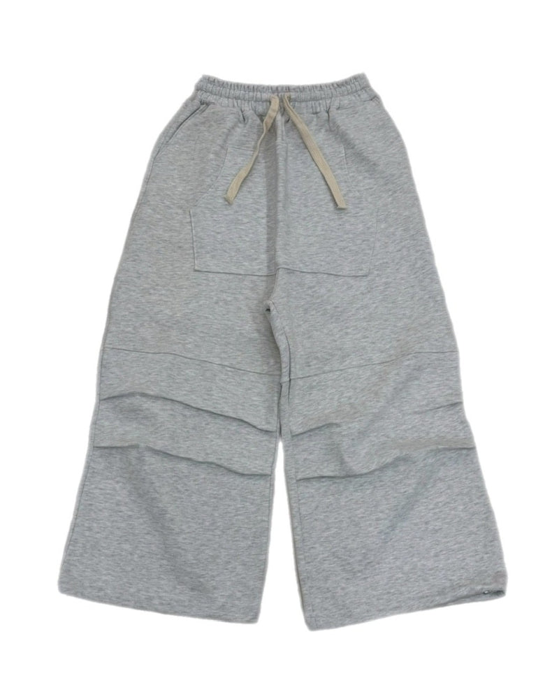 受注制【Chikashitsu +】heavy weight cotton design sweat pants / 【チカシツプラス】ヘビーウェイトコットンデザインスウェットパンツ (3color)
