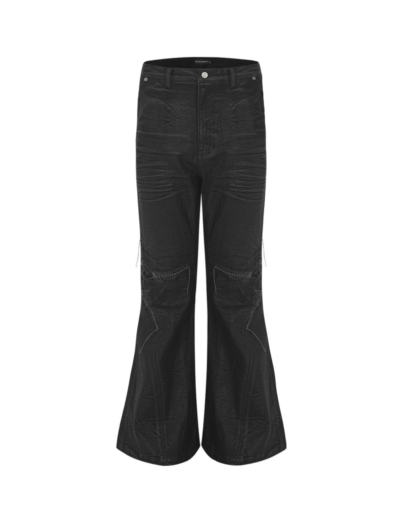 【SURGERY】surgery sutured boot-cut burnished pants