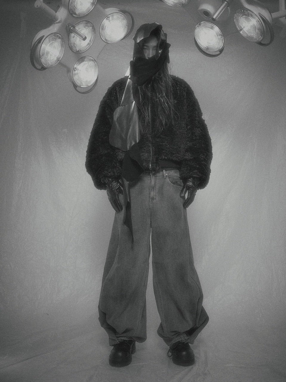 【SURGERY】surgery leather patch fur ma-1